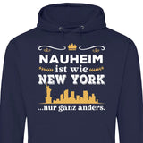 Wie New York nur ganz anders - Personalisierbarer Hoodie (Unisex)