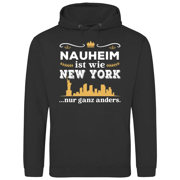 Wie New York nur ganz anders - Personalisierbarer Hoodie (Unisex)