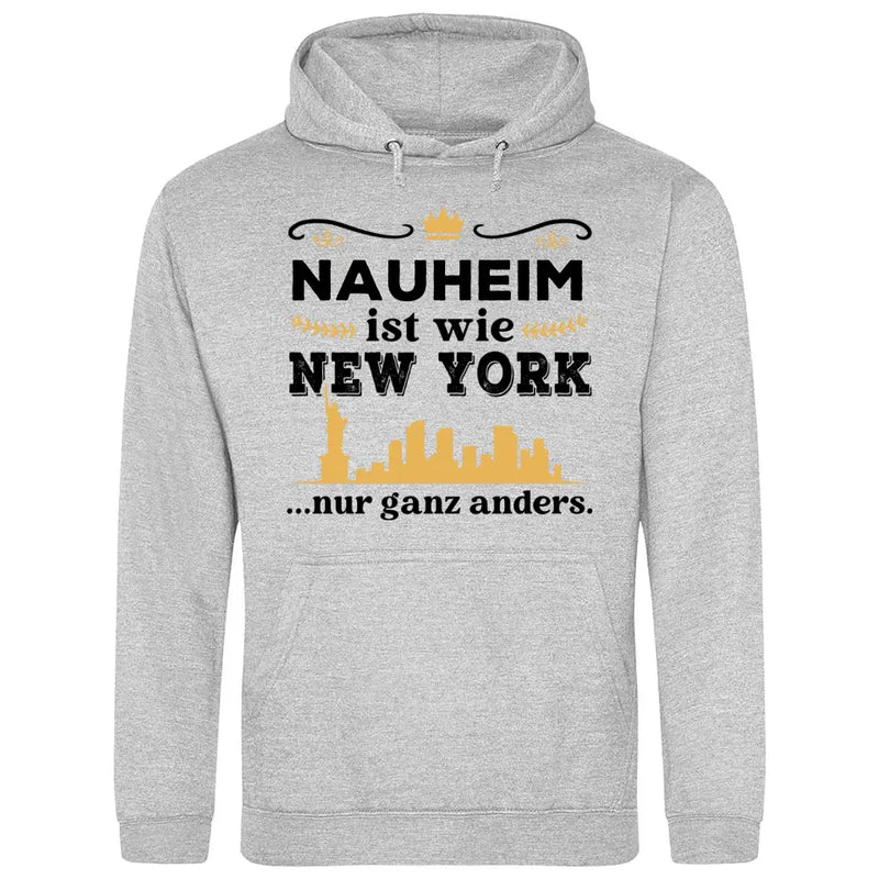 Wie New York nur ganz anders - Personalisierbarer Hoodie (Unisex)