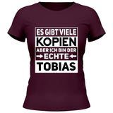 Der/Die Echte - Personalisierbares T-Shirt