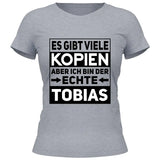 Der/Die Echte - Personalisierbares T-Shirt