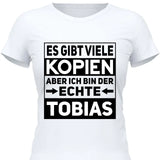 Der/Die Echte - Personalisierbares T-Shirt