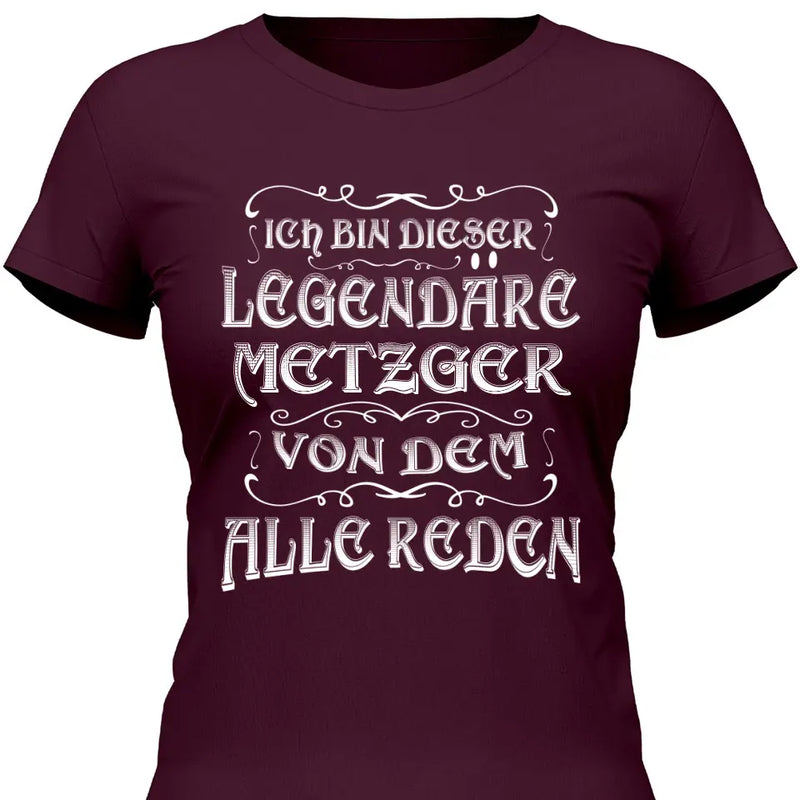 Von dem alle Reden - Personalisierbares T-Shirt