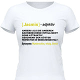 Vorname Definition - Personalisierbares T-Shirt