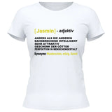 Vorname Definition - Personalisierbares T-Shirt