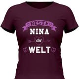 Beste der Welt - Personalisierbares T-Shirt