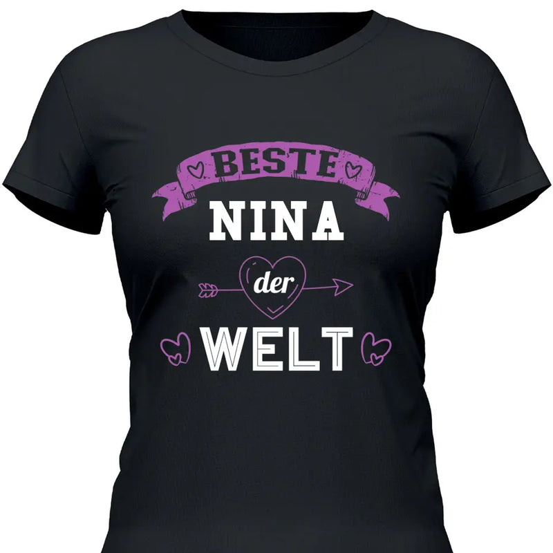 Beste der Welt - Personalisierbares T-Shirt