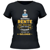 Legende verlässt das Gelände - Personalisierbares T-Shirt