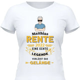 Legende verlässt das Gelände - Personalisierbares T-Shirt