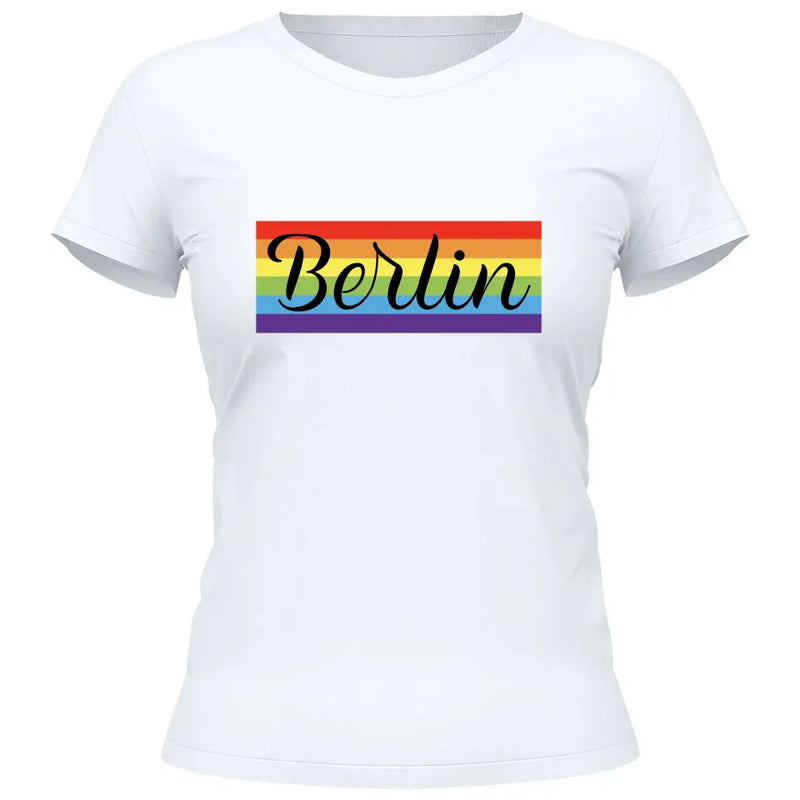 Rainbow Stadt - Personalisierbares T-Shirt