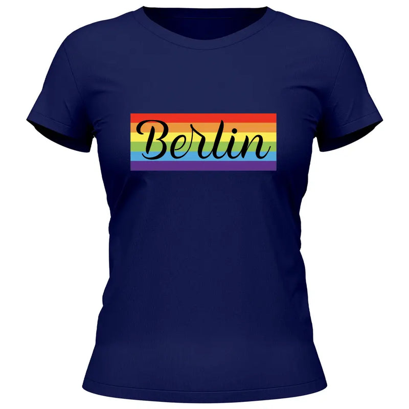 Rainbow Stadt - Personalisierbares T-Shirt