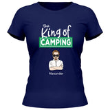 The King/Queen of Camping - Personalisierbares T-Shirt