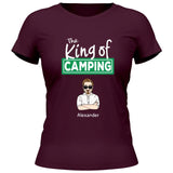 The King/Queen of Camping - Personalisierbares T-Shirt