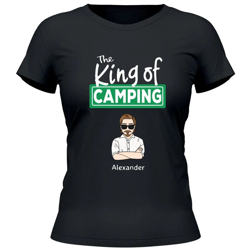 The King/Queen of Camping - Personalisierbares T-Shirt