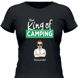 The King/Queen of Camping - Personalisierbares T-Shirt