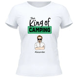 The King/Queen of Camping - Personalisierbares T-Shirt