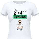 The King/Queen of Camping - Personalisierbares T-Shirt