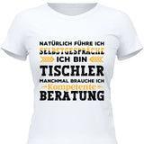 Natürlich führe ich Selbstgespräche- Personalisierbares T-Shirt