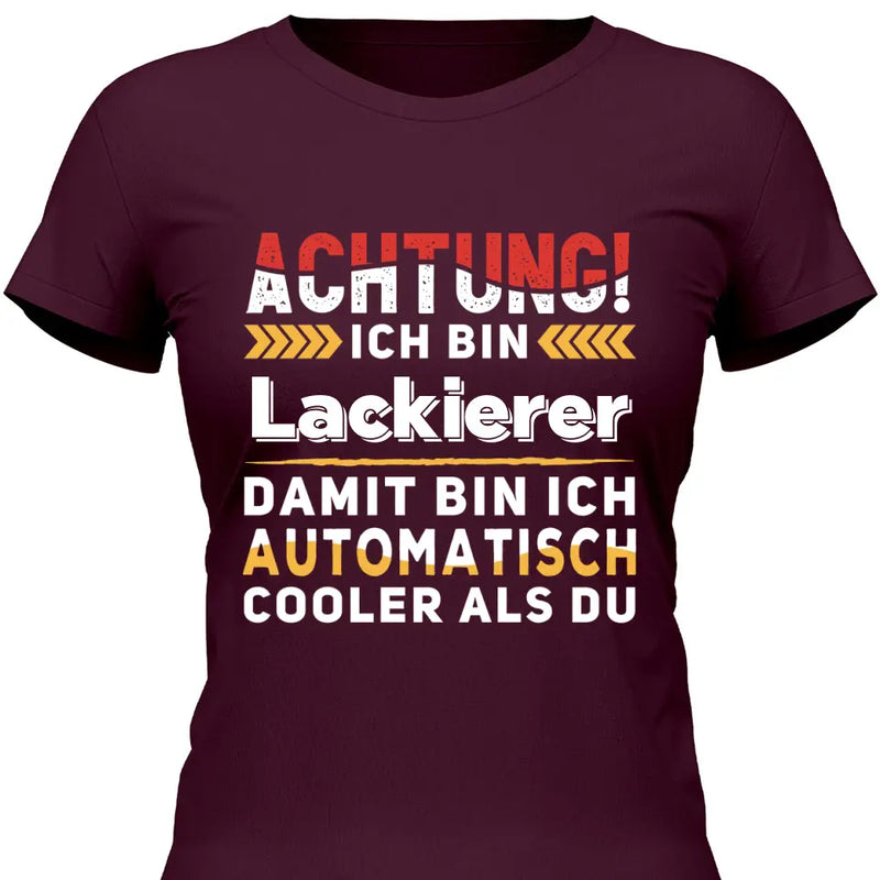 Automatisch cooler als du - Personalisierbares T-Shirt