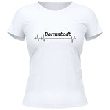 Lieblingsstadt Herzschlag - Personalisierbares T-Shirt