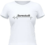 Lieblingsstadt Herzschlag - Personalisierbares T-Shirt