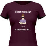 Guten Morgen? Ganz dünnes Eis… - Personalisierbares T-Shirt