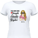 Schwester halte mich eh nicht an die Regeln - Personalisierbares T-Shirt